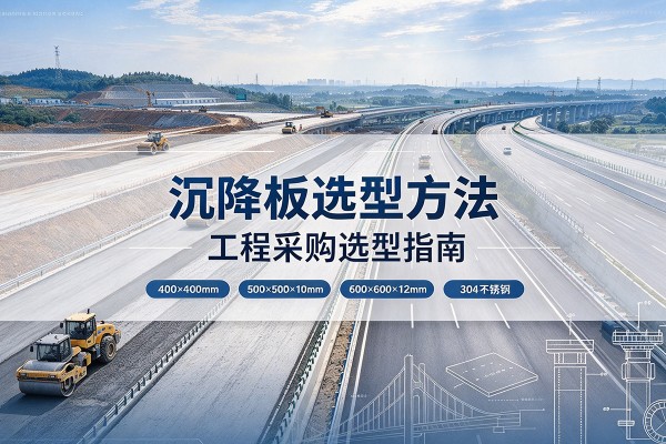 杨陵沉降板选择方法