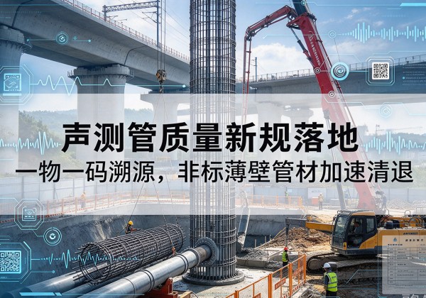 杨陵声测管质量新规落地，一物一码溯源，非标薄壁管材加速清退