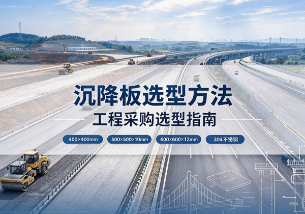 杨陵沉降板选择方法